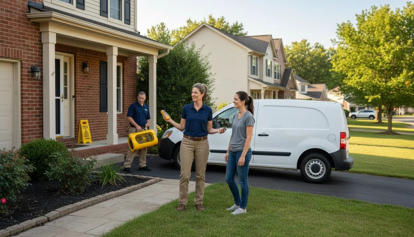 Water restoration image for Home Water Damage Repair in Collingswood, NJ